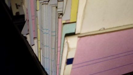 datensammlung in karteikasten
