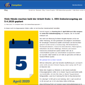 Genealogischer Indexierungstag