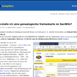genealogische Visitenkarte im GenWiki
